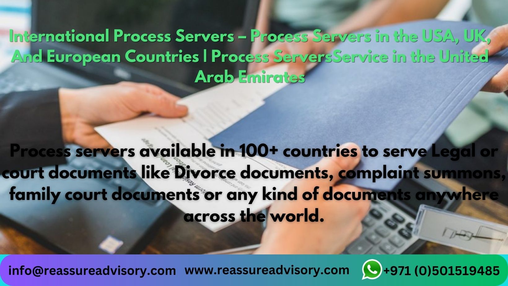 Process Services And Translation Support Services in USA, UK and European Countries or Any Other International Country